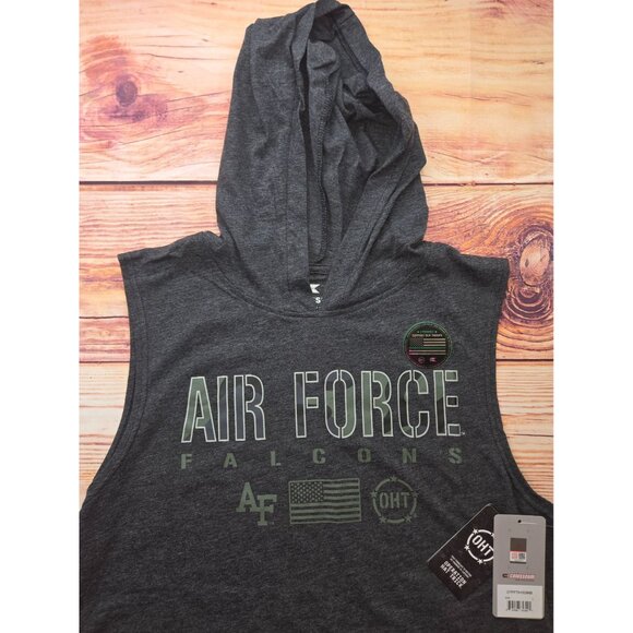 Air Force Falcons Colosseum Sleeveless Hoodie Large NWT OHT Exclusive - Picture 4 of 10